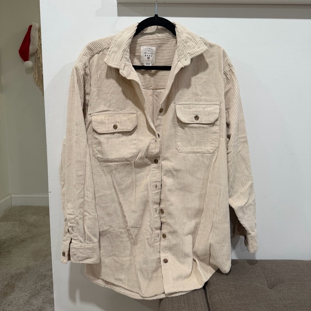 Billabong corduroy schacket large